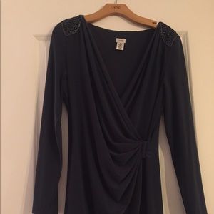 Cachê long sleeve cocktail dress